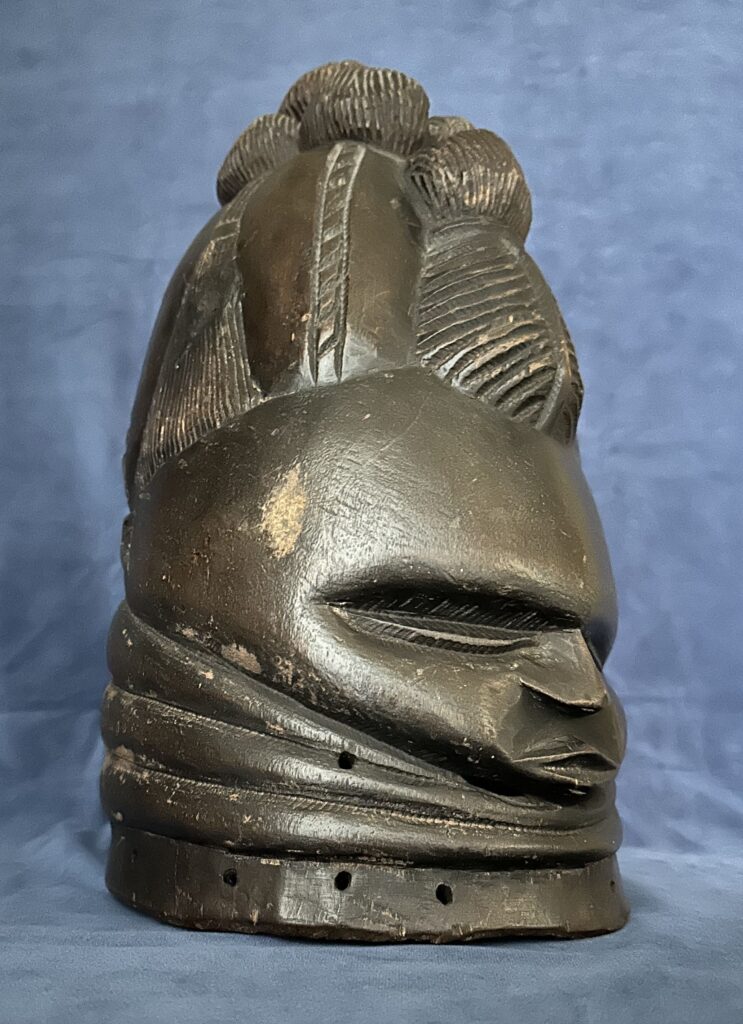 Sowei mask Sande Society Mende peoples Sierra Leone African Art Barbier-Mueller p 102; ATfAR, Rohner, pl. 35;