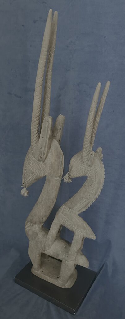 Tyi Wara headress, femail, Bambara peoples, Mali; ATfAR, Rohner, pl. 6; AA-BM, p. 67, 68